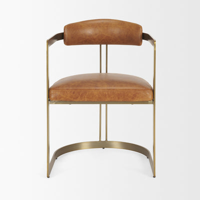 product image for Hollyfield Leather Dining Chair Mercana Mer 50414 4 32