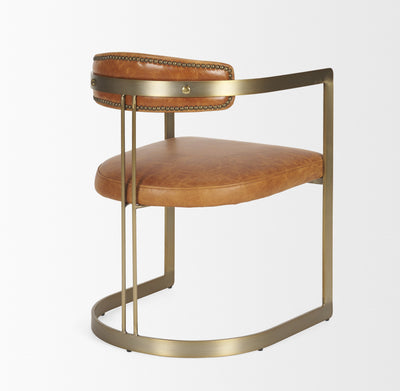 product image for Hollyfield Leather Dining Chair Mercana Mer 50414 10 44