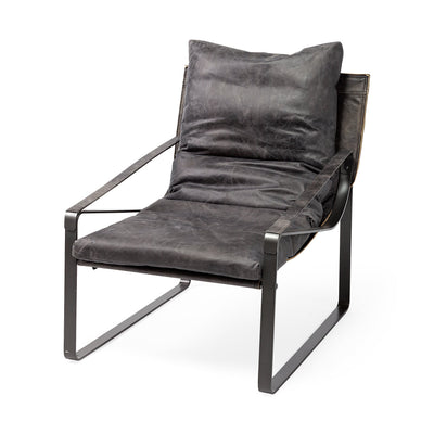 product image of Hornet Leather Accent Chair Mercana Mer 67602 1 519