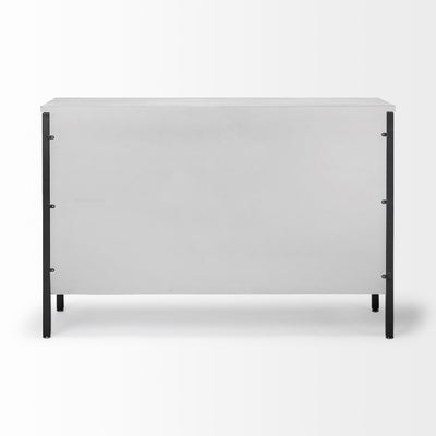 product image for Savannah Gray Accent Cabinet 3 Door Mercana Mer 68268 4 36