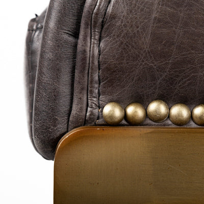 product image for Hollyfield Leather Seat Bar Counter Stool Mercana Mer 67079 23 90