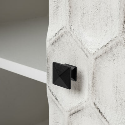 product image for Savannah Gray Accent Cabinet 3 Door Mercana Mer 68268 7 25