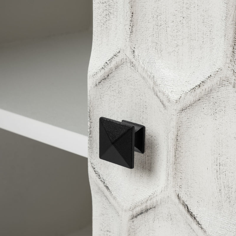 media image for Savannah Gray Accent Cabinet 3 Door Mercana Mer 68268 7 213