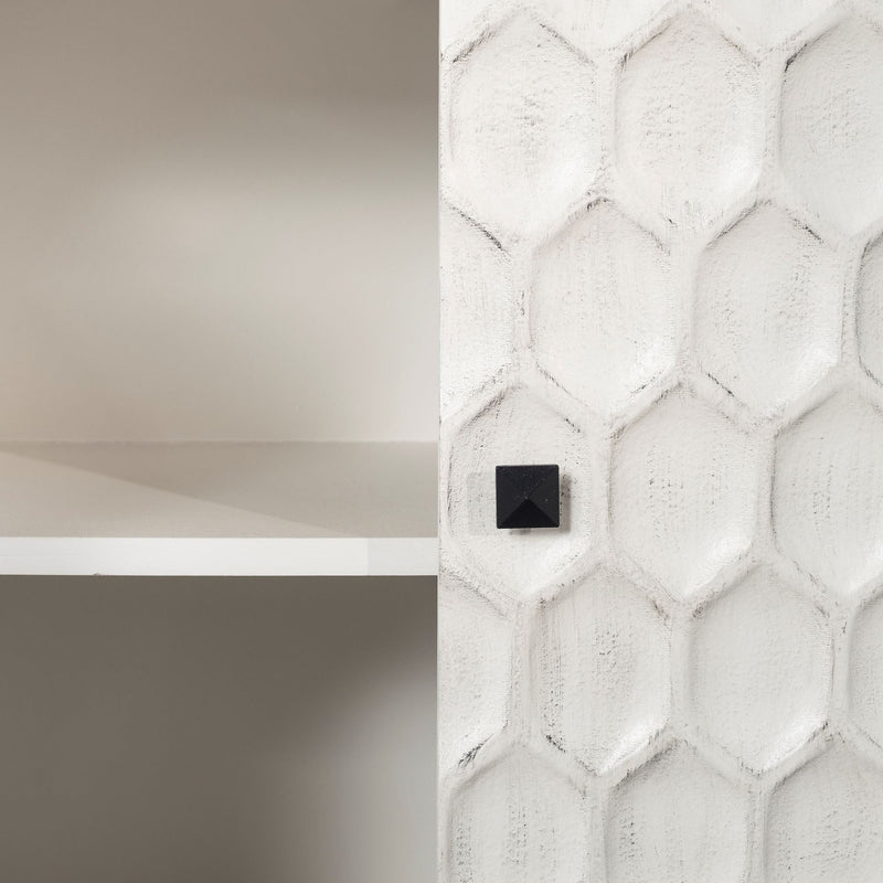 media image for Savannah Gray Accent Cabinet 3 Door Mercana Mer 68268 8 278