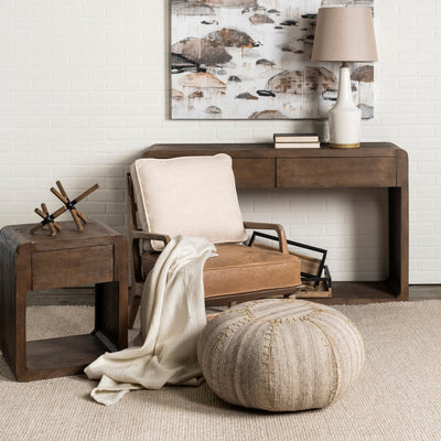 product image for Harman Leather Accent Chair Mercana Mer 67512 7 19