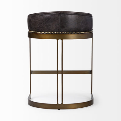 product image for Hollyfield Leather Seat Bar Counter Stool Mercana Mer 67079 13 91