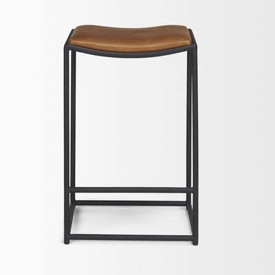 product image for Taniel Leather Seat Bar Counter Stool Mercana Mer 70824 19 65