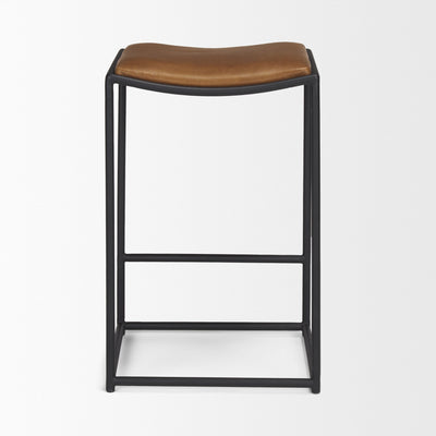 product image for Taniel Leather Seat Bar Counter Stool Mercana Mer 70824 6 56