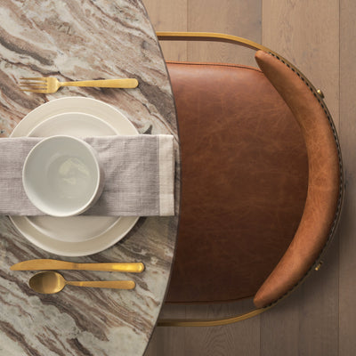 product image for Hollyfield Leather Dining Chair Mercana Mer 50414 22 41