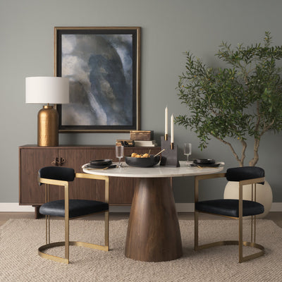 product image for Hollyfield Leather Dining Chair Mercana Mer 50414 20 72