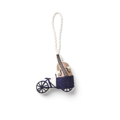 product image of Copenhagen Embroidered Ornaments - Bike by Ferm Living by Ferm Living 532