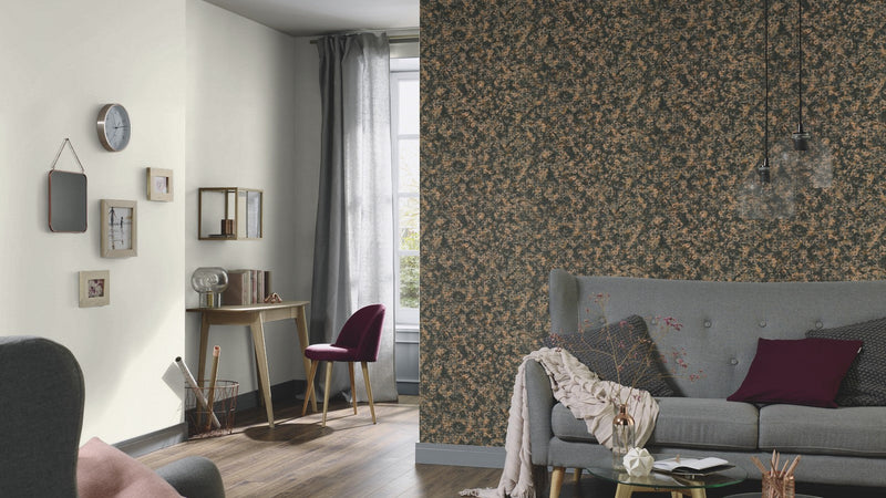 media image for Elle Decoration Geo Abstract Wallpaper in Black 273