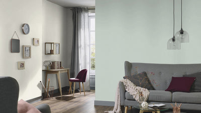 product image for Elle Decoration Structure Plains Wallpaper in Green 70