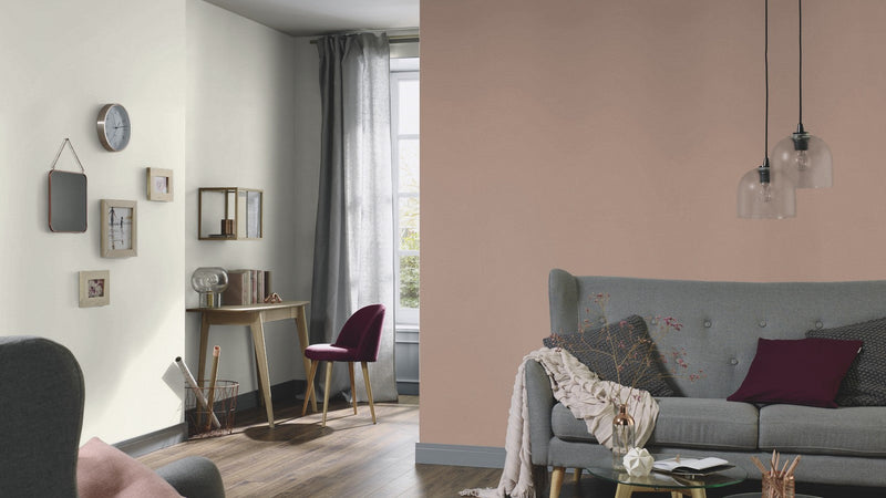 media image for Elle Decoration Structure Plains Wallpaper in Brown 246