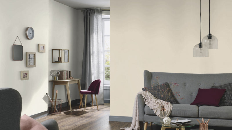 media image for Elle Decoration Structure Plains Wallpaper in Creme 236