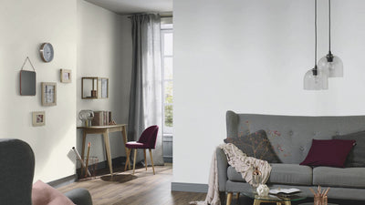 product image for Elle Decoration Structure Plains Wallpaper in Grey/Neutral 2