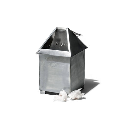 product image of table top dust bin black design by puebco 1 520