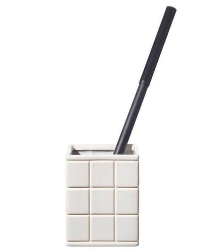 product image for ceramic bath ensemble toilet brush design by puebco 6 6