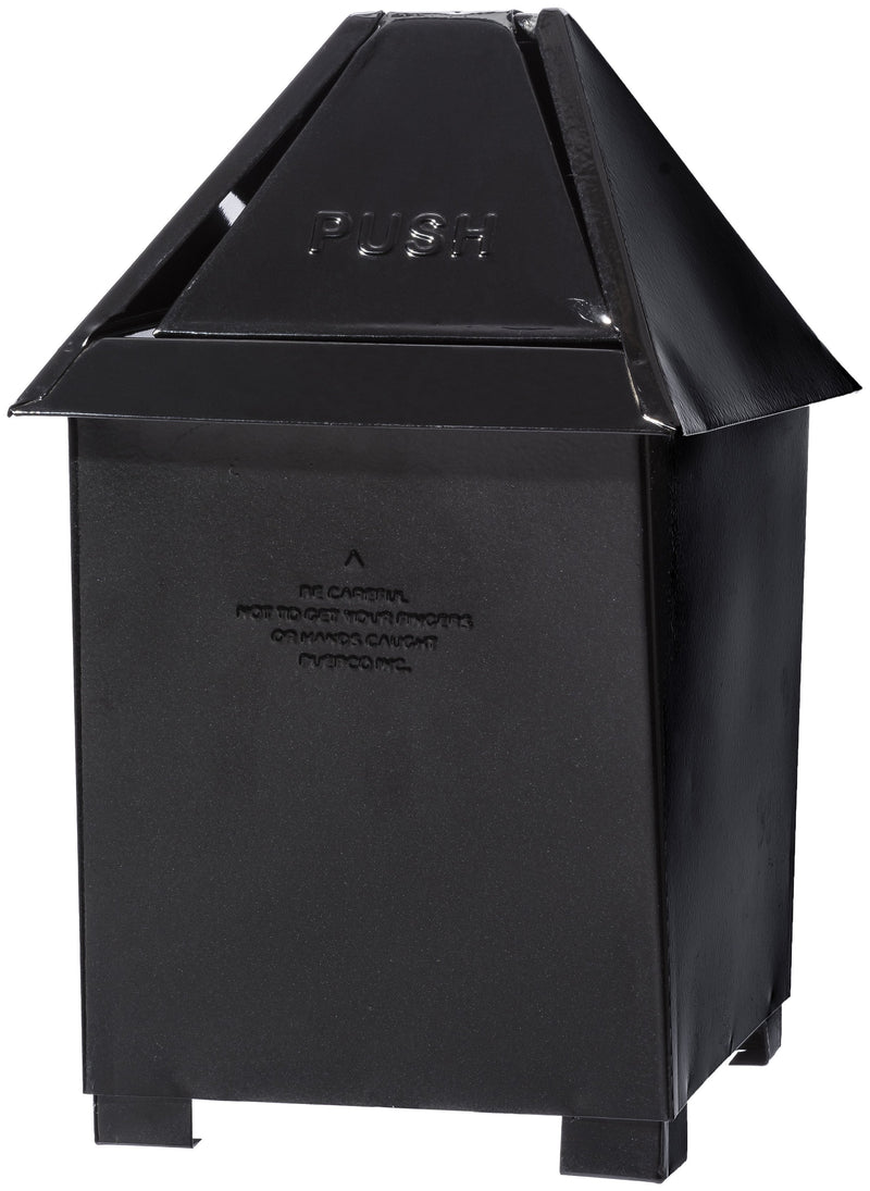 media image for table top dust bin black design by puebco 5 239