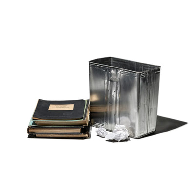 product image of recycle steel trashcan rectangle 1 581