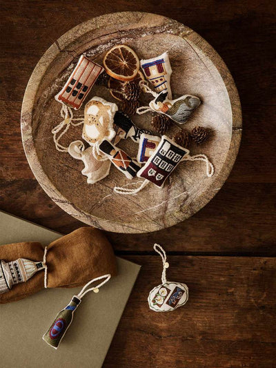 product image for copenhagen embroidered ornament beer 2 33