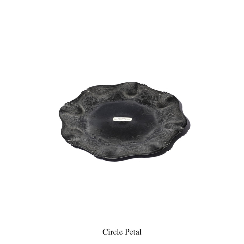 media image for copy of copy of decoration tray circle pleat design by puebco 7 21