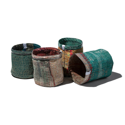 product image for Covered Vintage Kantha Quilt Medium Organizer Puebco 113845 3 10