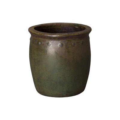 product image of rnd pot 2nd lst green wash by emissary 12035gw 2 1 55