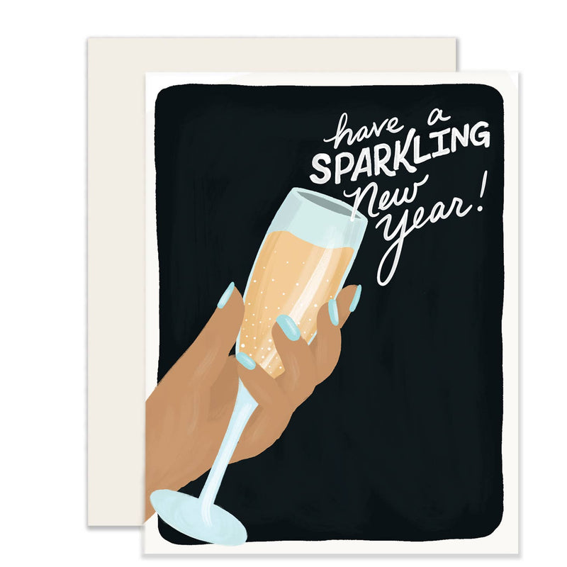 media image for Have A Sparkling New Year! (Blank Inside) 285