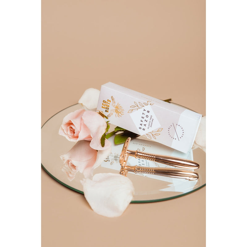 media image for rose gold safety razor 2 264