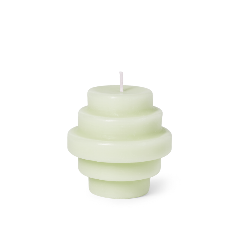 media image for templo ash green candle sculpture 1 254