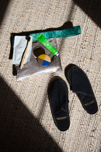 product image for Welcome Guest Pouch with Slippers Gift Set 52