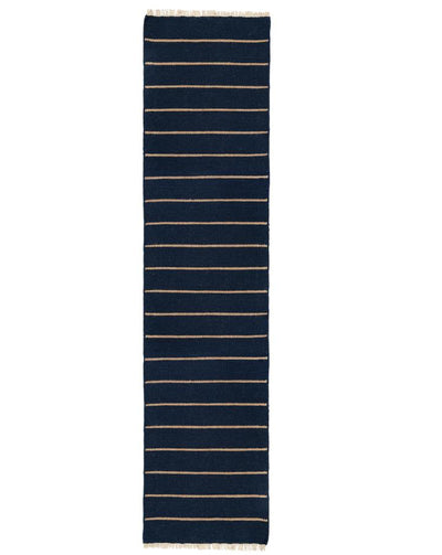 product image for warby handwoven rug in navy in multiple sizes design by pom pom at home 4 5