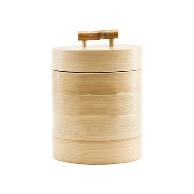 product image of bamboo nature storage w lid by house doctor 212430210 2 575