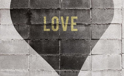 product image for Elle Decoration Heart of Stone Wall Mural in Grey 27