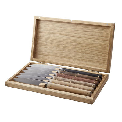 product image for Mirage Les Essences Gift Box of 6 Table Steak Knives by Degrenne Paris 7