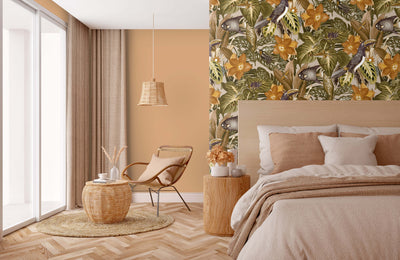product image for Palau Peanut Wallpaper from the Tropical Collection by Galerie Wallcoverings 71