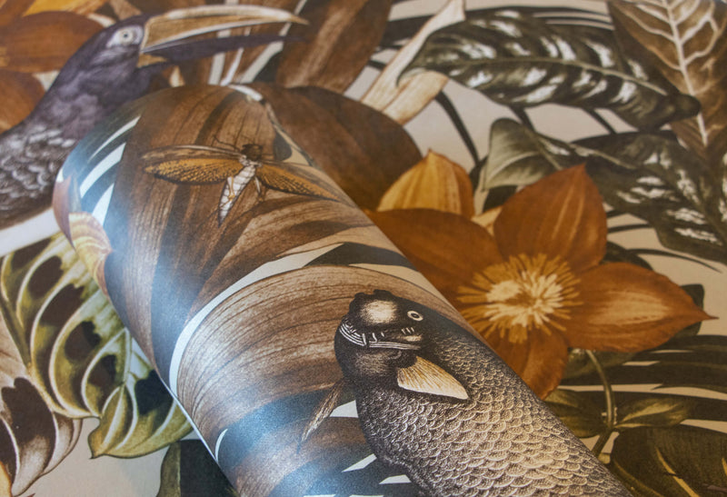 media image for Palau Peanut Wallpaper from the Tropical Collection by Galerie Wallcoverings 295