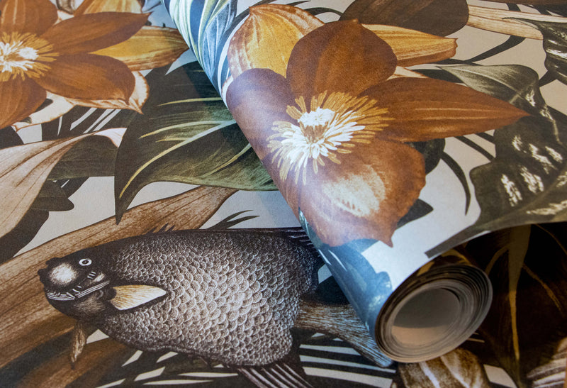 media image for Palau Peanut Wallpaper from the Tropical Collection by Galerie Wallcoverings 272
