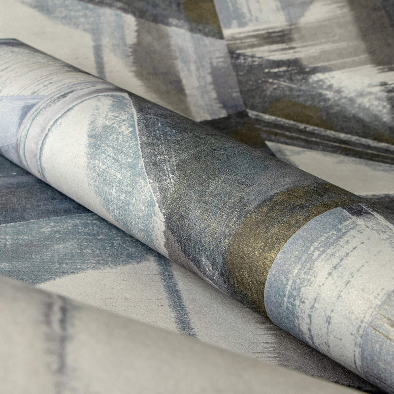media image for Glaze Indigo Wallpaper from the Crafted Collection by Galerie Wallcoverings 273