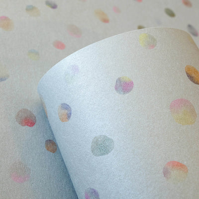 product image for Watercolor Dots Light Blue Wallpaper from the Great Kids Collection by Galerie Wallcoverings 20