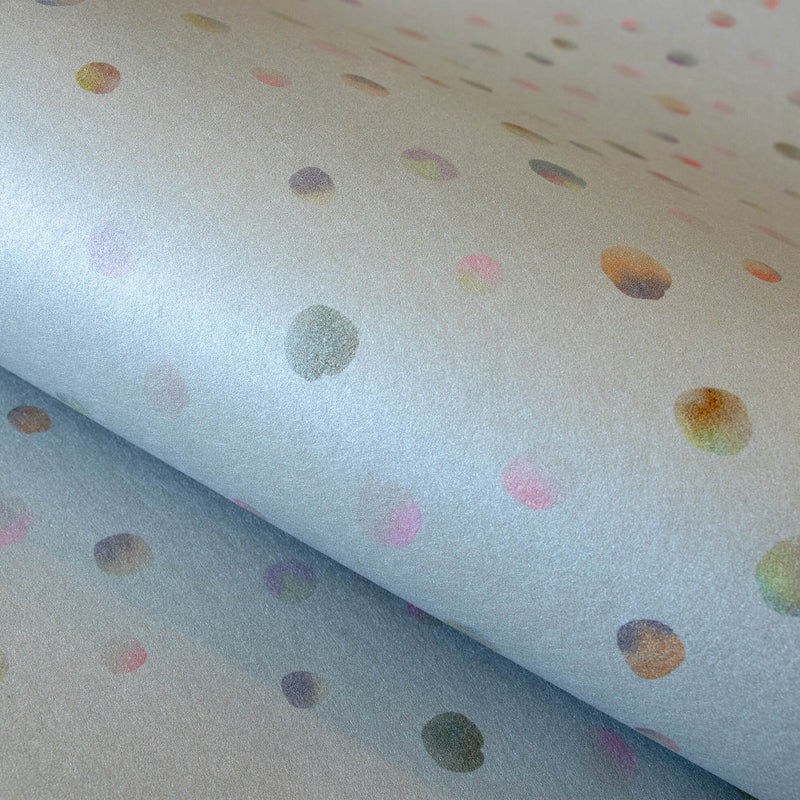 media image for Watercolor Dots Light Blue Wallpaper from the Great Kids Collection by Galerie Wallcoverings 298