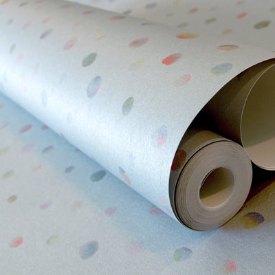 product image for Watercolor Dots Light Blue Wallpaper from the Great Kids Collection by Galerie Wallcoverings 77