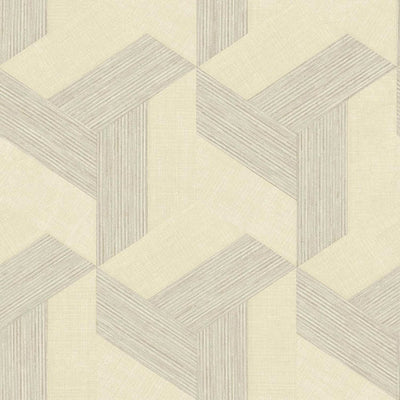 product image for Synergy Geometric Wallpaper in Beige Neutral 53