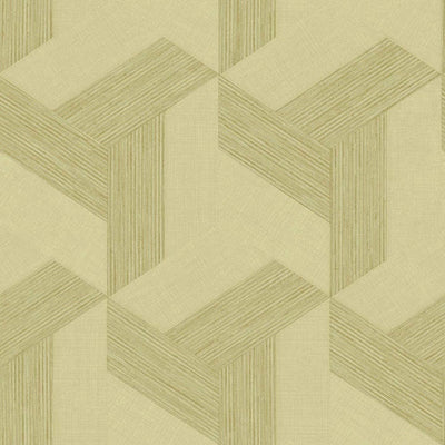product image for Synergy Geometric Wallpaper in Green 34