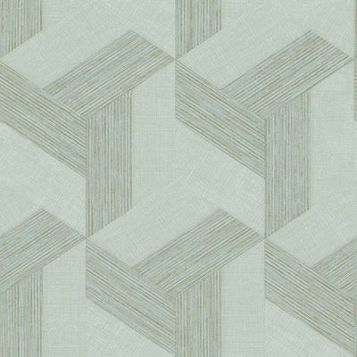 product image of Synergy Geometric Wallpaper in Blue 584
