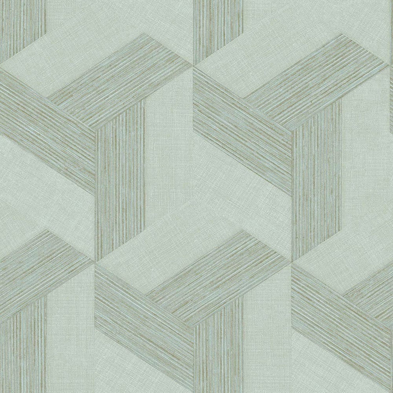media image for Synergy Geometric Wallpaper in Blue 263