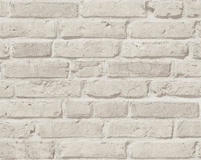 media image for Sample Brick Stone Wallpaper in Grey 232