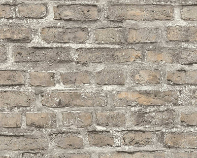 product image of Sample Brick Cottage Deco Wallpaper in Grey 513