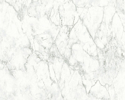 product image of Sample Marble Wallpaper in Soft Grey/White 522